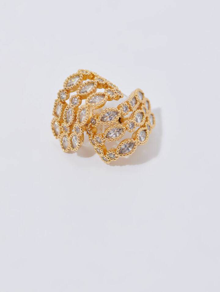 Orecchini con strass