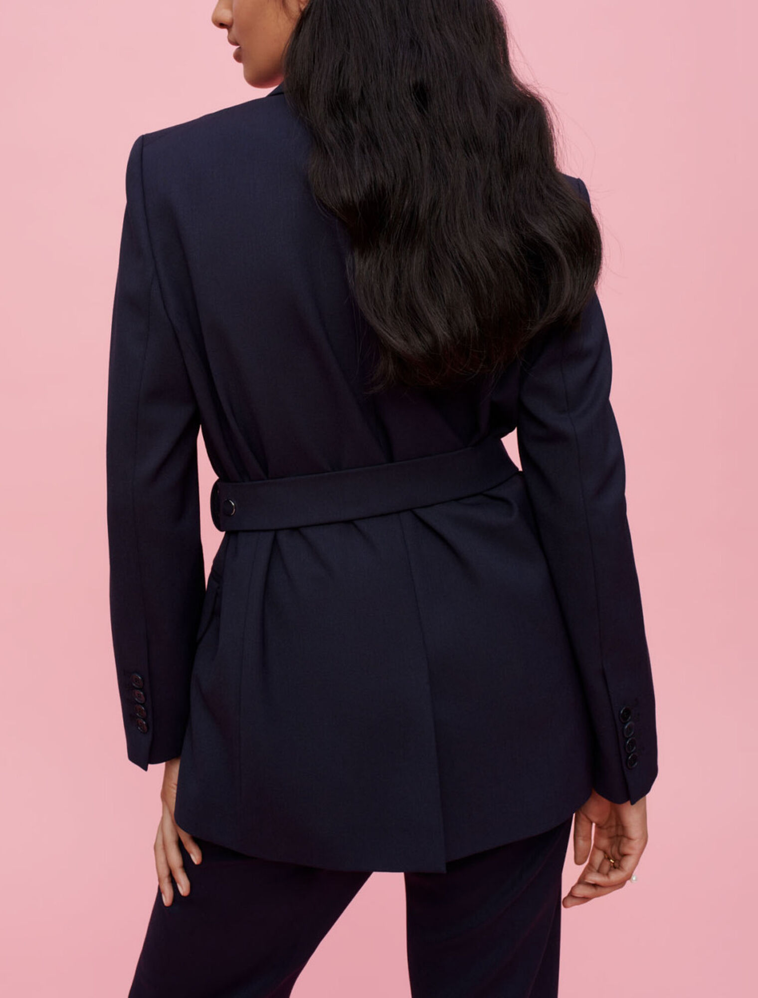 Giacca da tailleur con cintura a catena