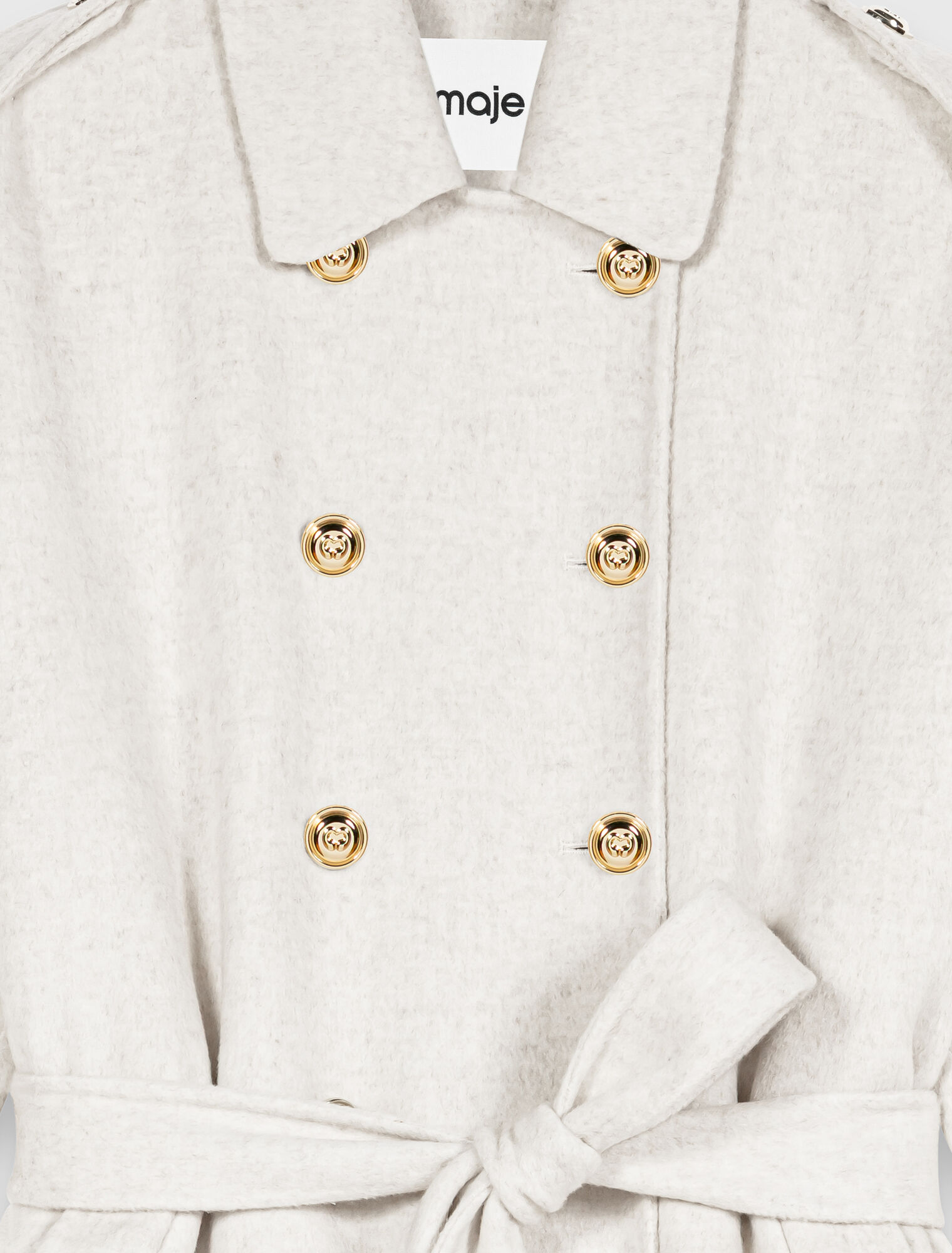 Cappotto double face medio lungo