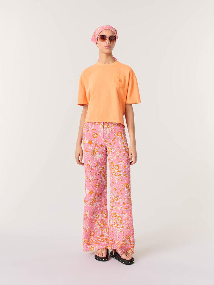 T-shirt con logo bijou