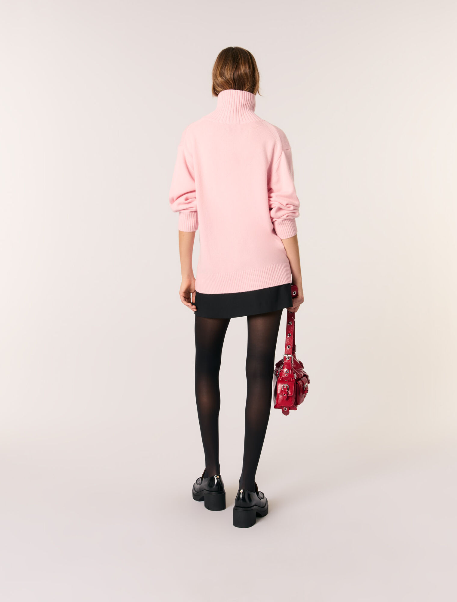 Maglia dolcevita in lana e cashmere