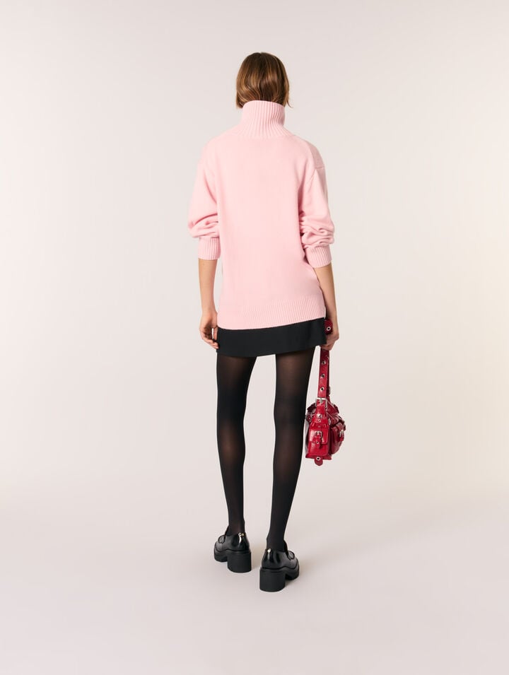 Maglia dolcevita in lana e cashmere