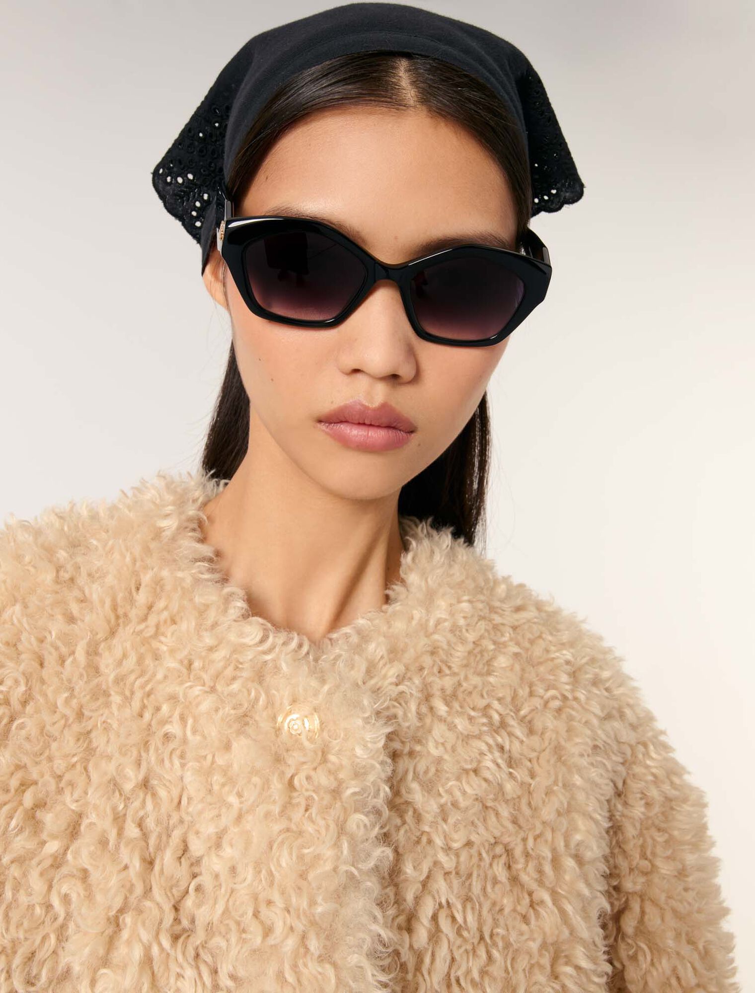 Cappotto corto in ecopelliccia
