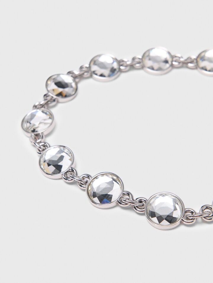 Cintura a catena con strass