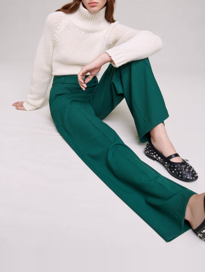 Pantaloni sartoriali larghi