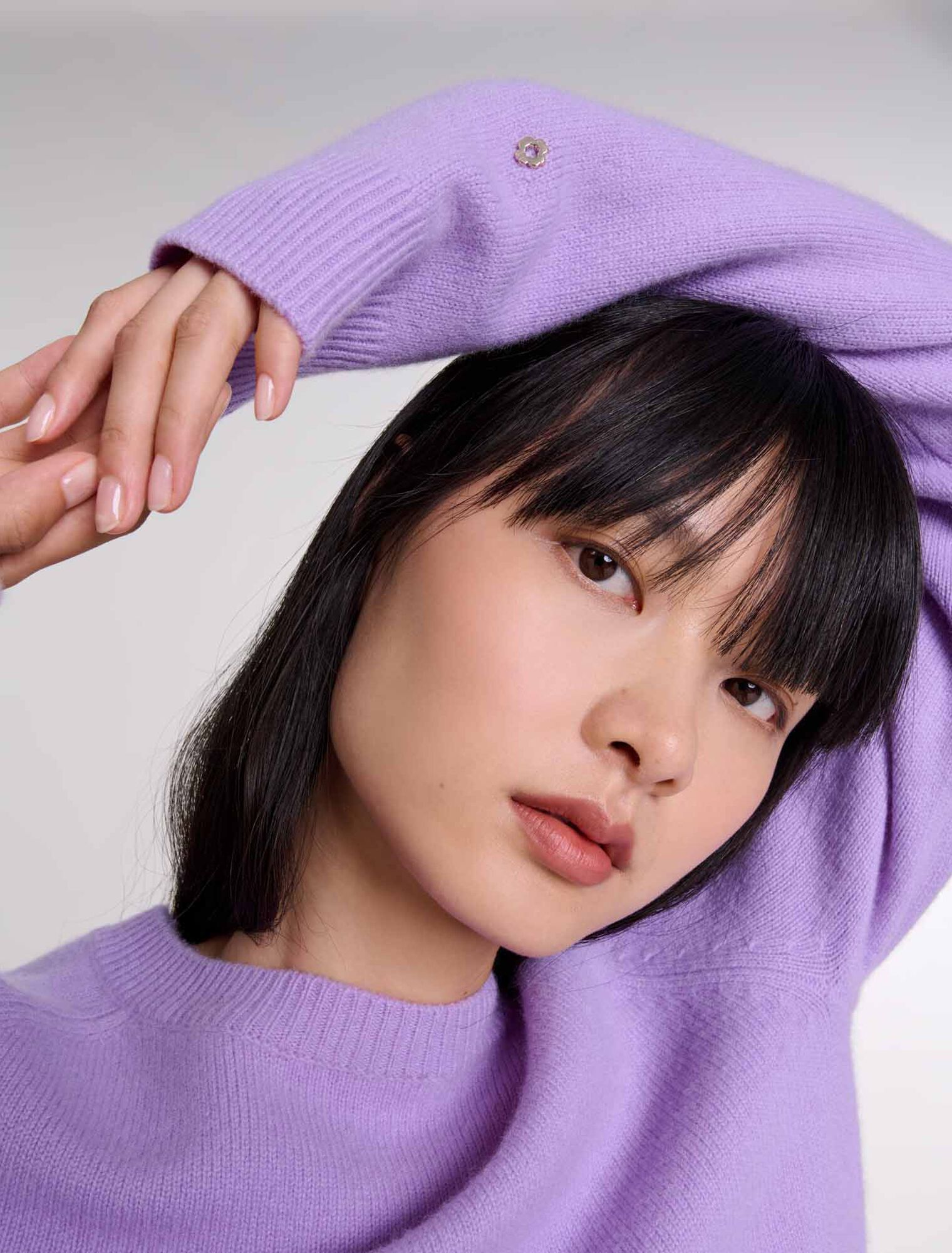 Maglione corto in cashmere