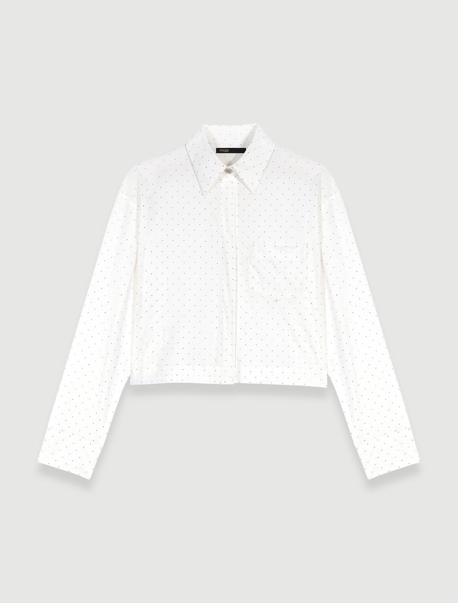 Camicia con strass
