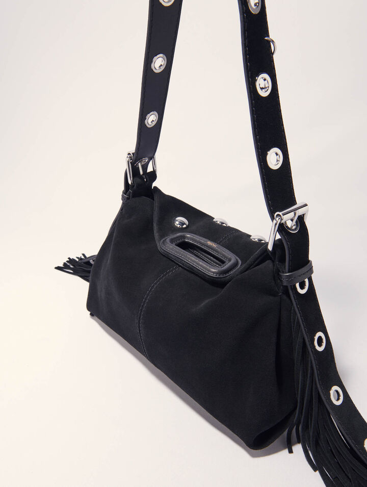 Borsa Miss M in suede e borchie