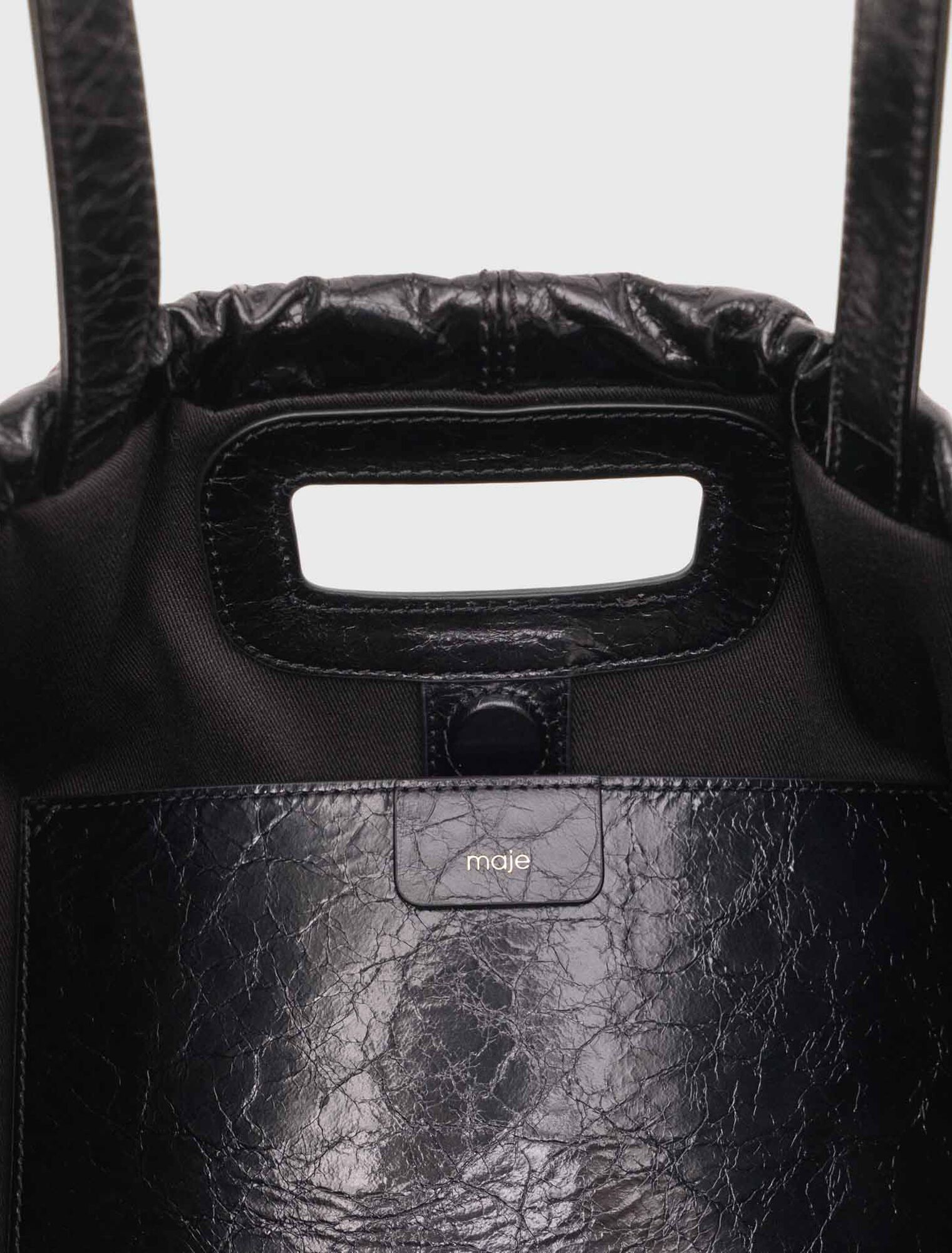 Borsa Miss M tote bag craquelé