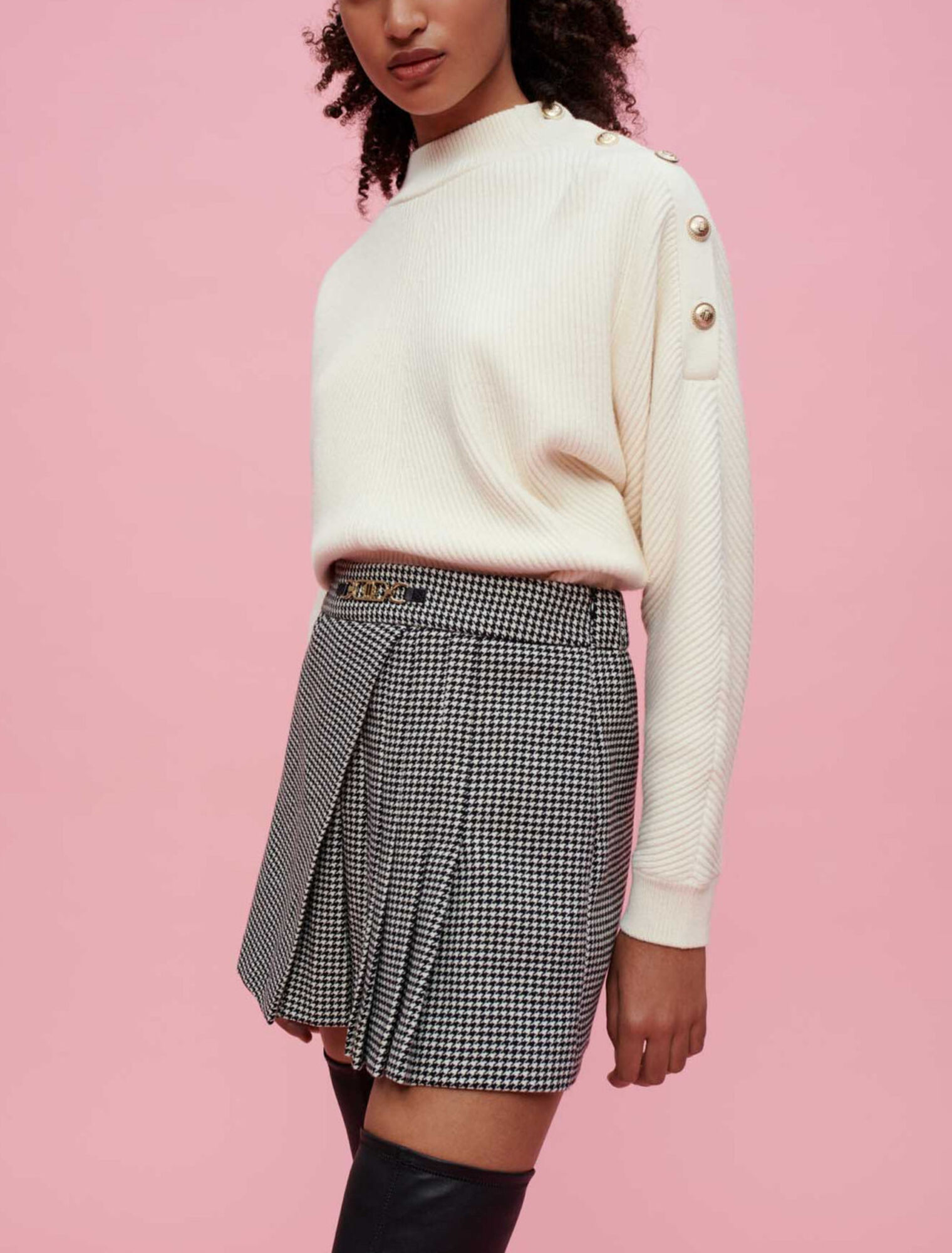 Pantaloncini pied-de-poule