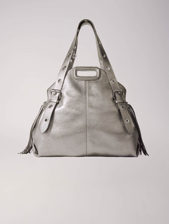 Borsa Miss M XL pelle metallizzata
