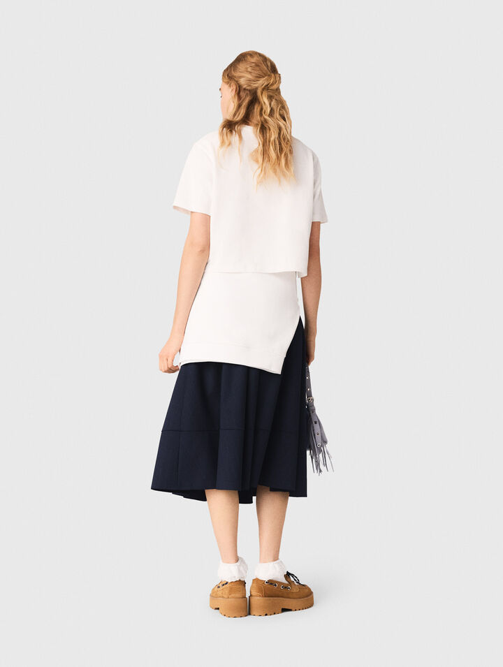 T-shirt con stampa marinara