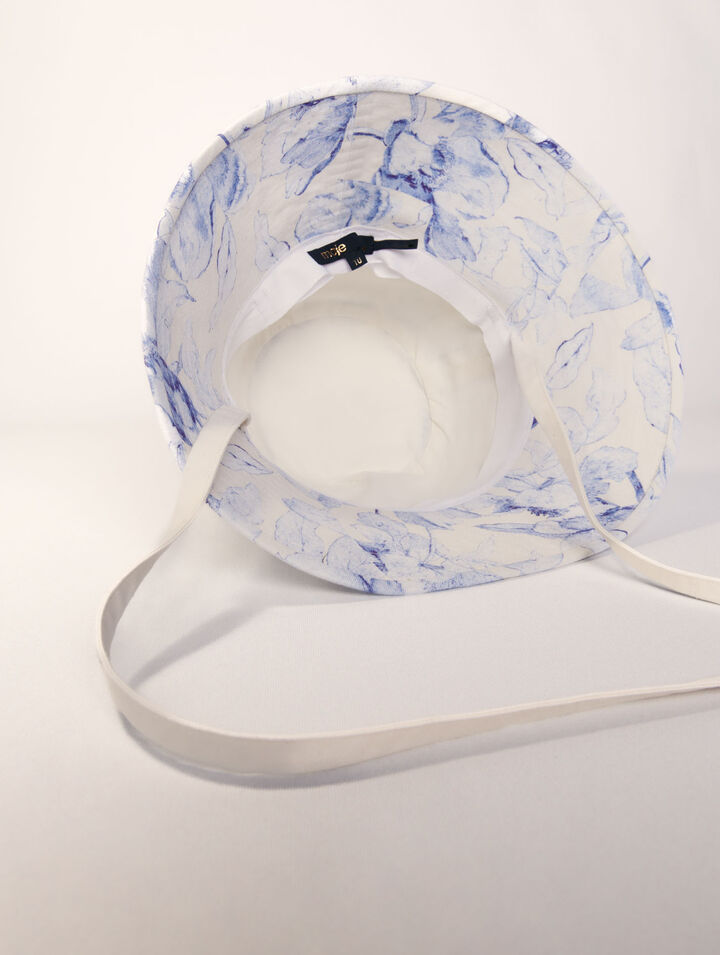 Bucket Hat lungo tema Acquerello