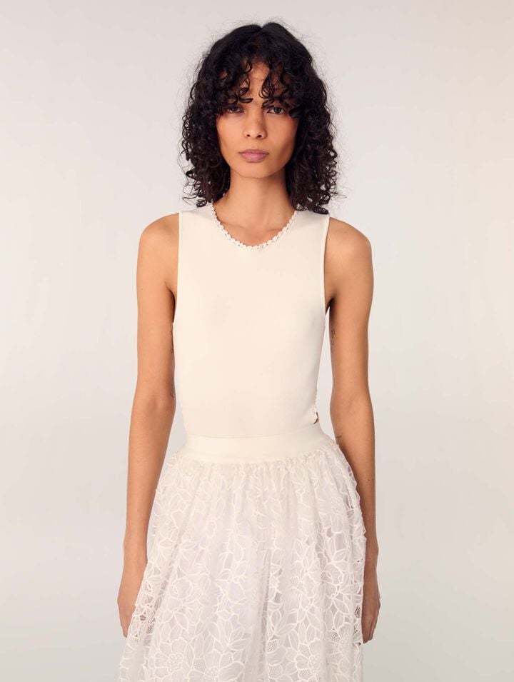 Body schiena scoperta, collo bijoux