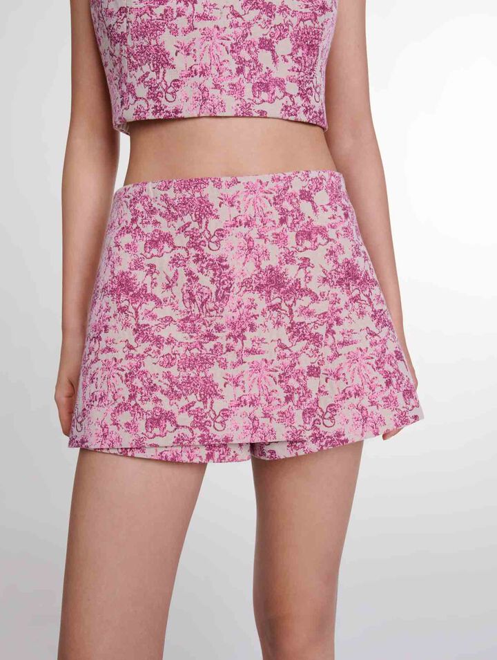 Shorts trompe l'oeil