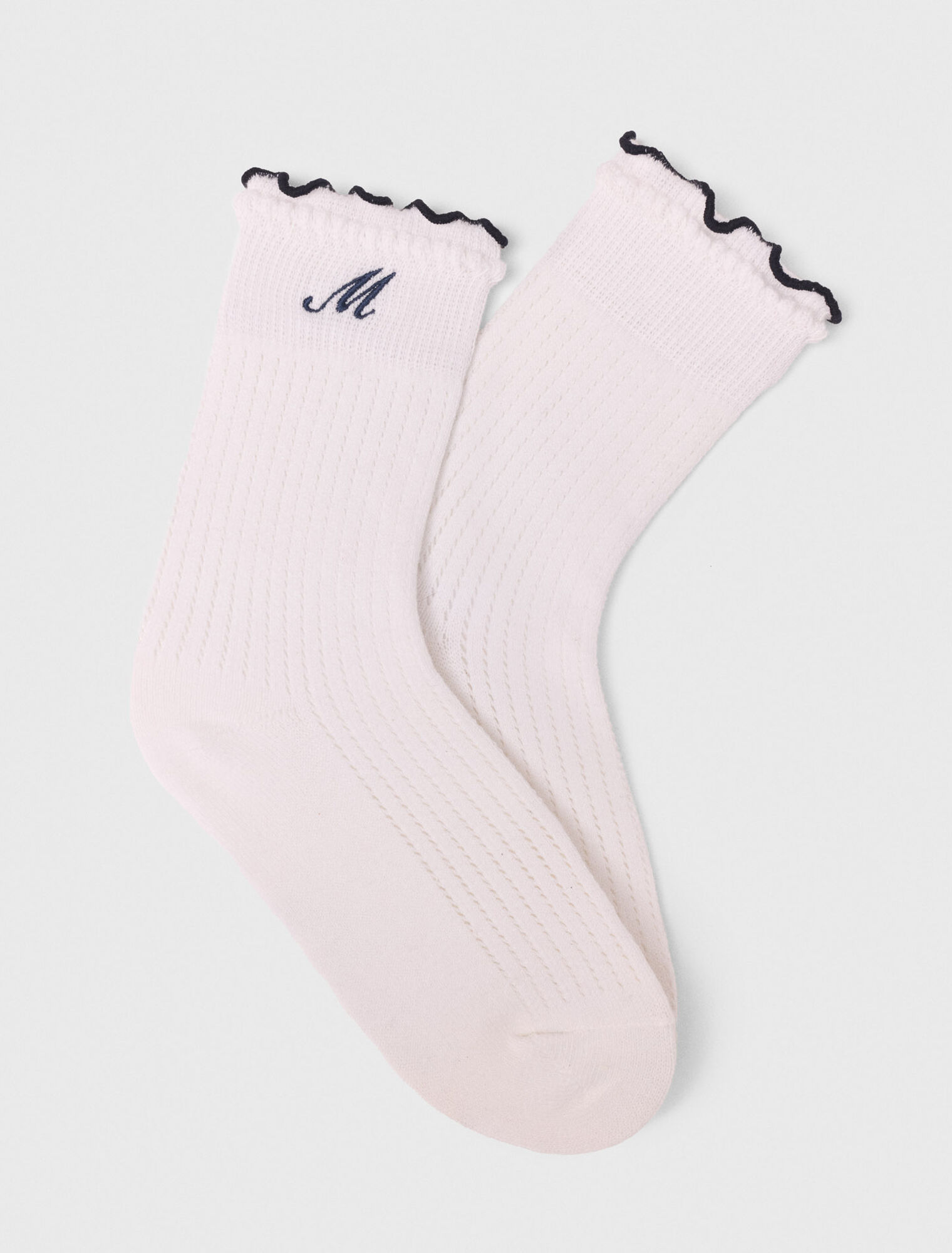 Calzini pointelle in cotone