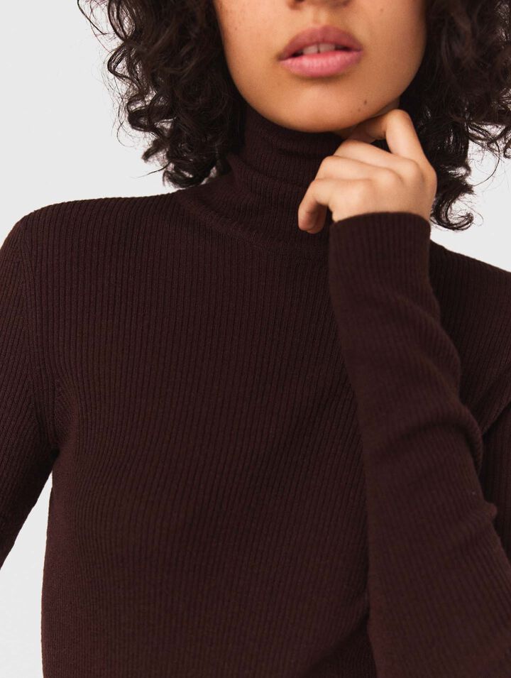 Maglione in lana e seta