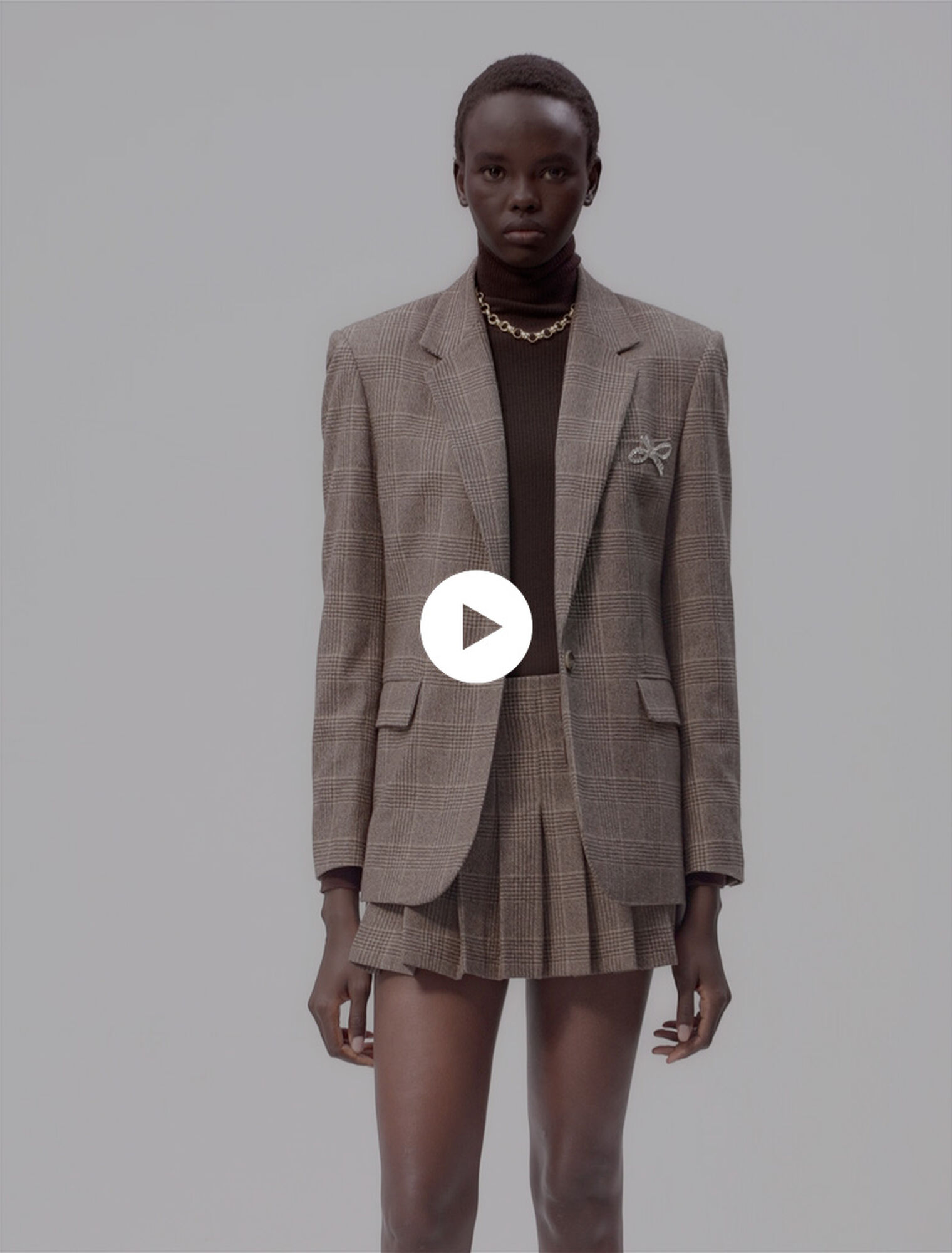Giacca da tailleur a quadri