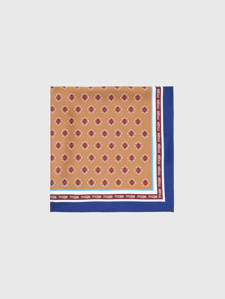 Bandana con stampa floreale