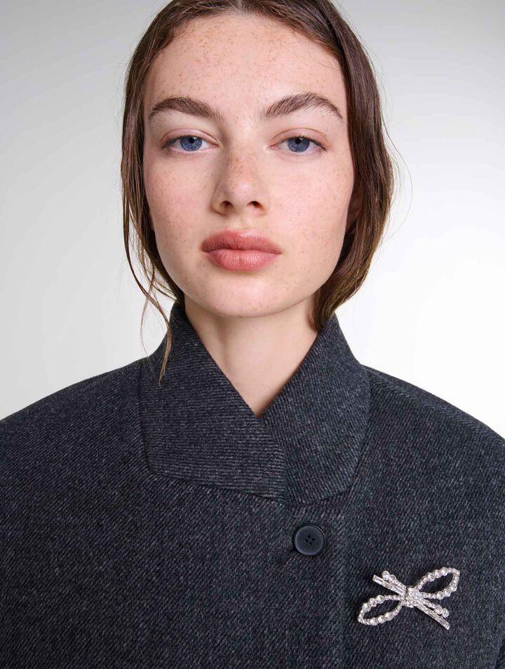 Cappotto corto in lana