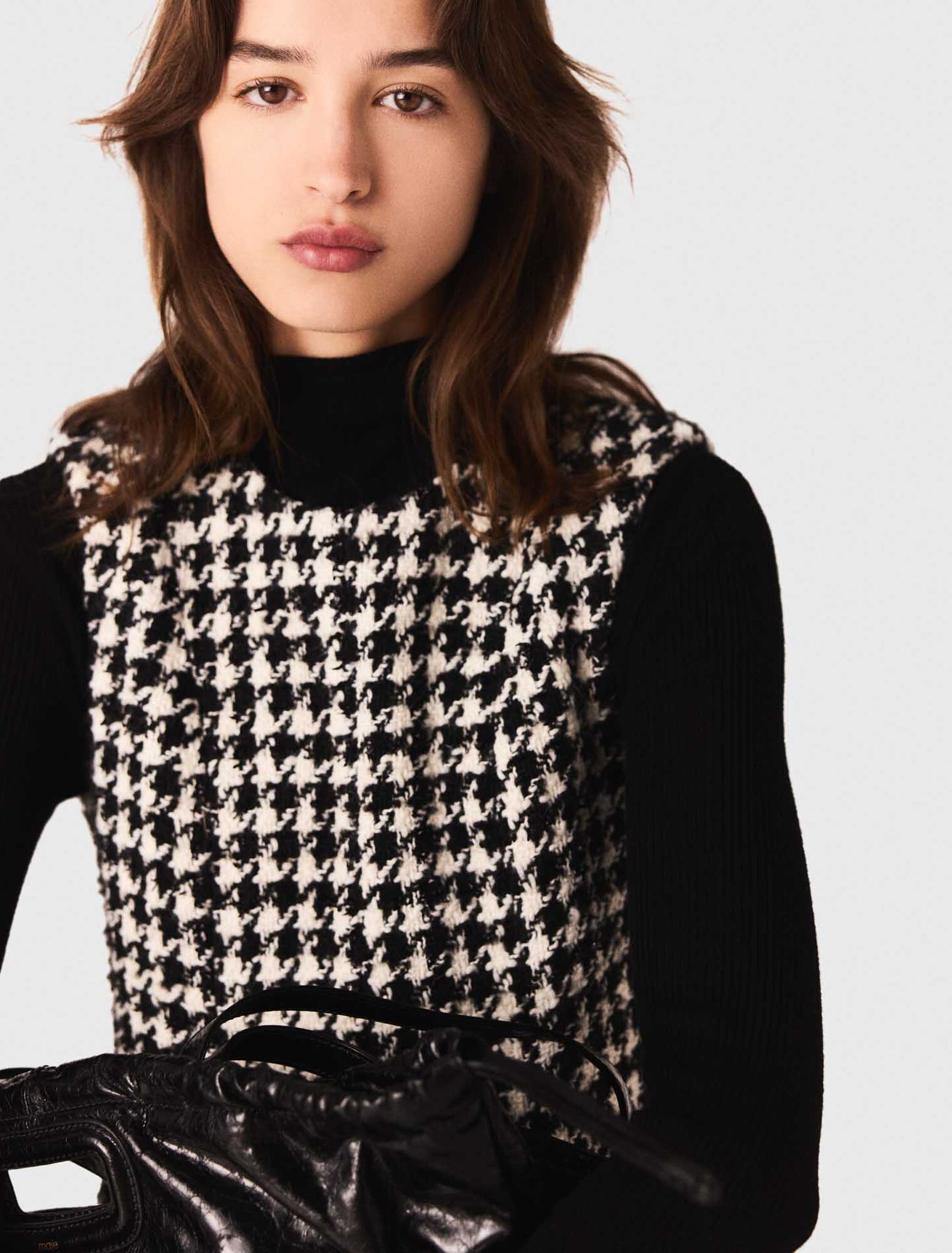 Abito svasato in tweed