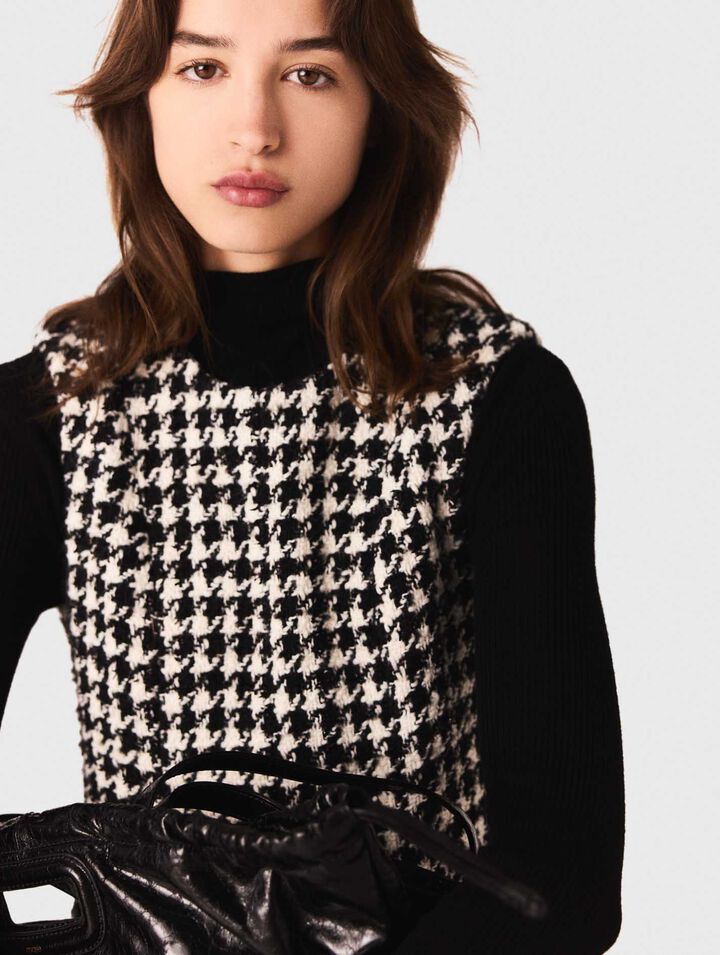 Abito svasato in tweed
