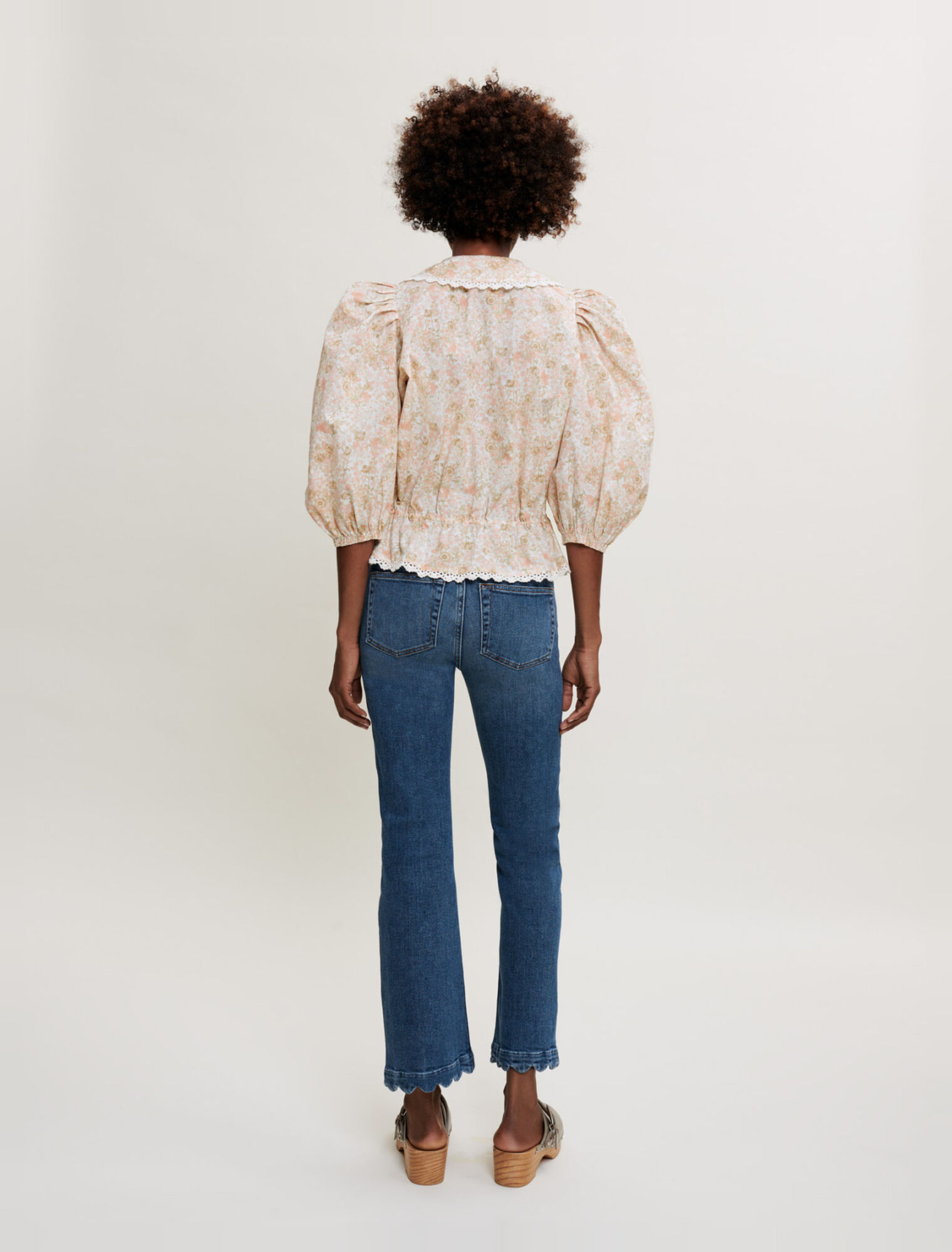 Camicia in cotone con stampa