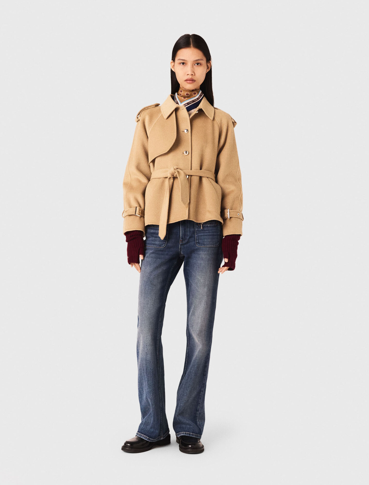 Cappotto corto double face
