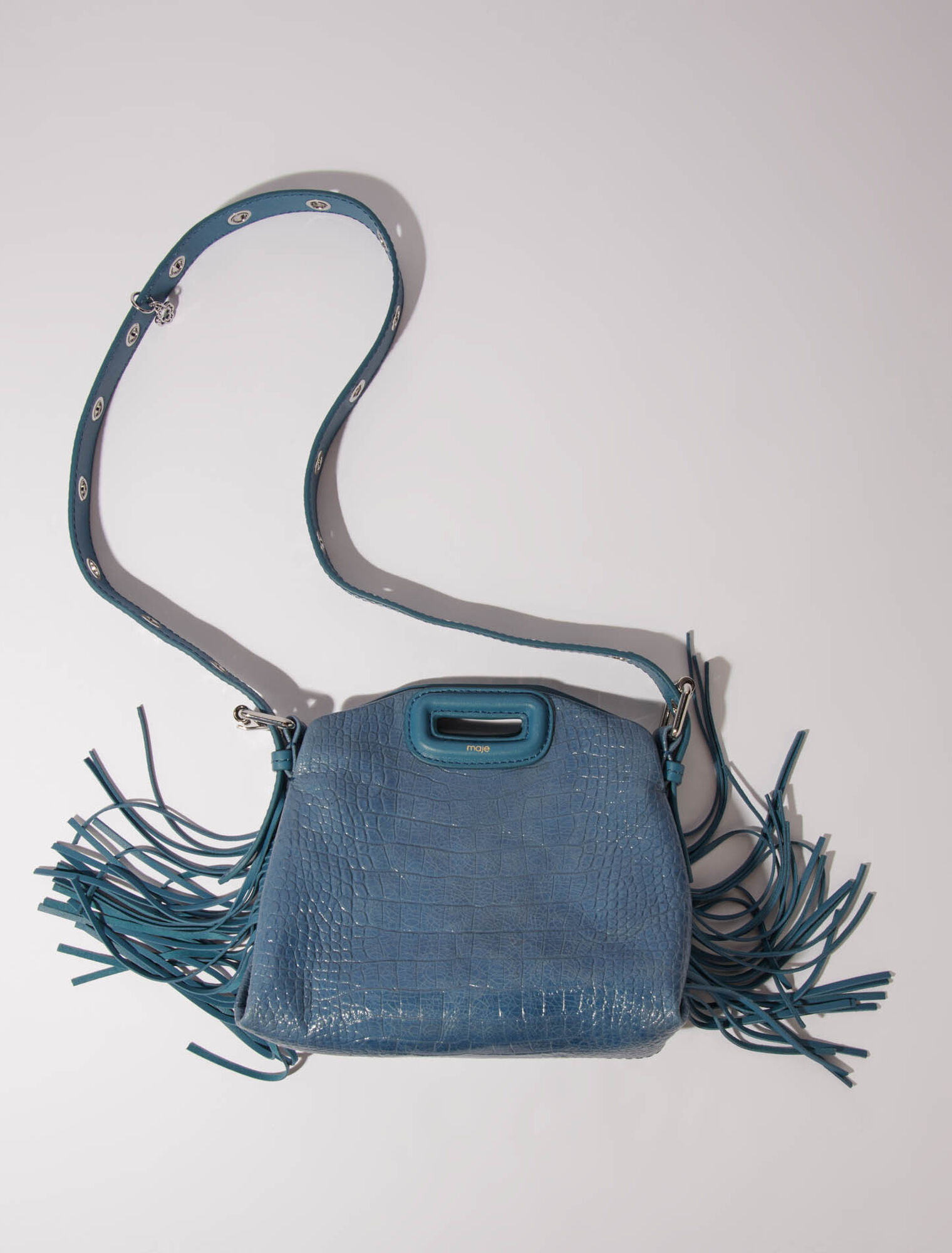 Borsa Miss M Mini pelle coccodrillo