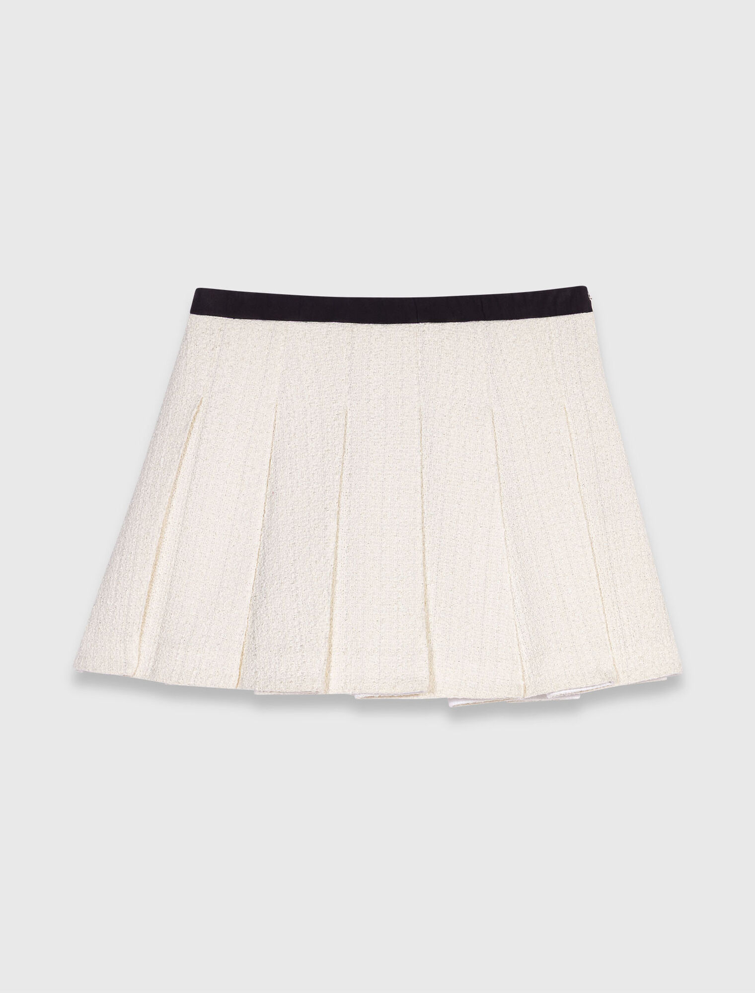 Shorts trompe l'œil in tweed