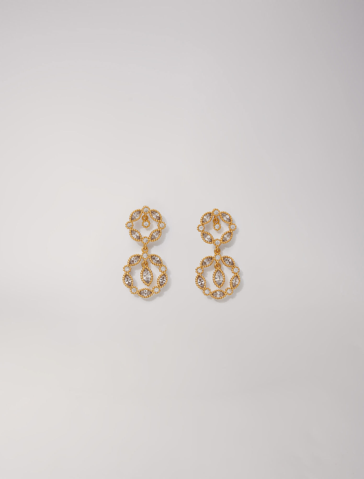 Orecchini pendenti con strass