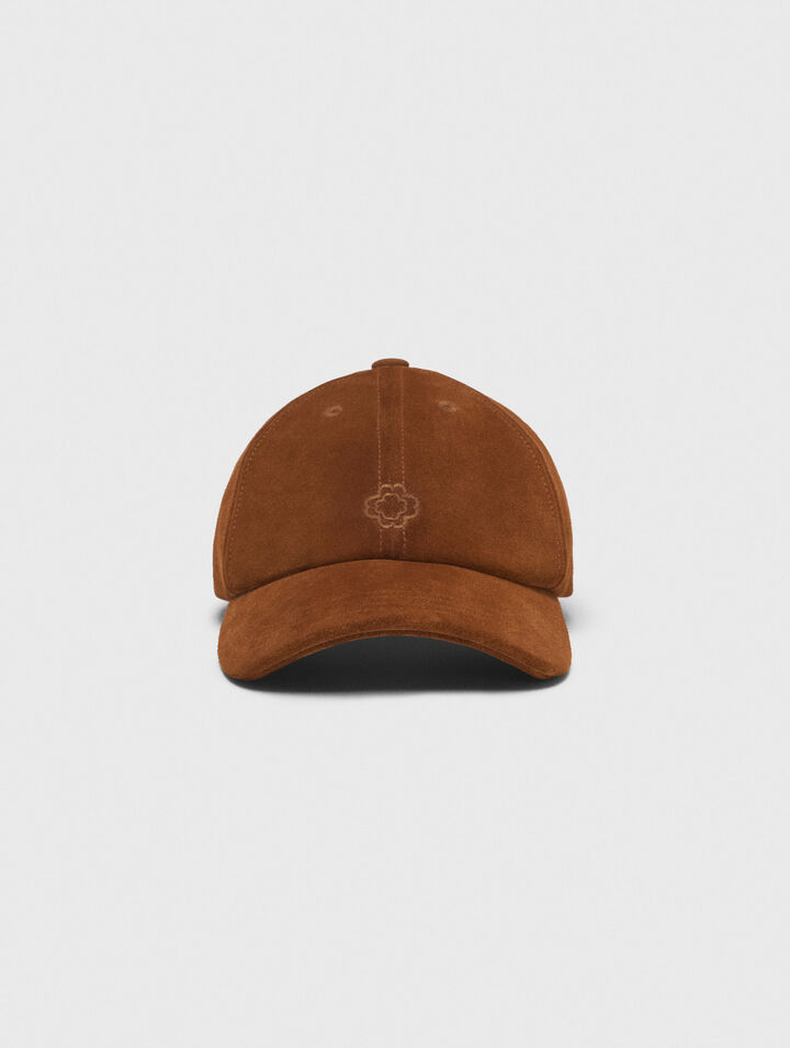 Cappellino in suede