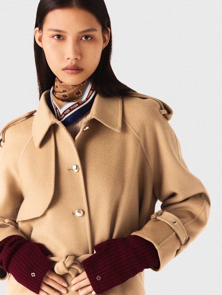 Cappotto corto double face