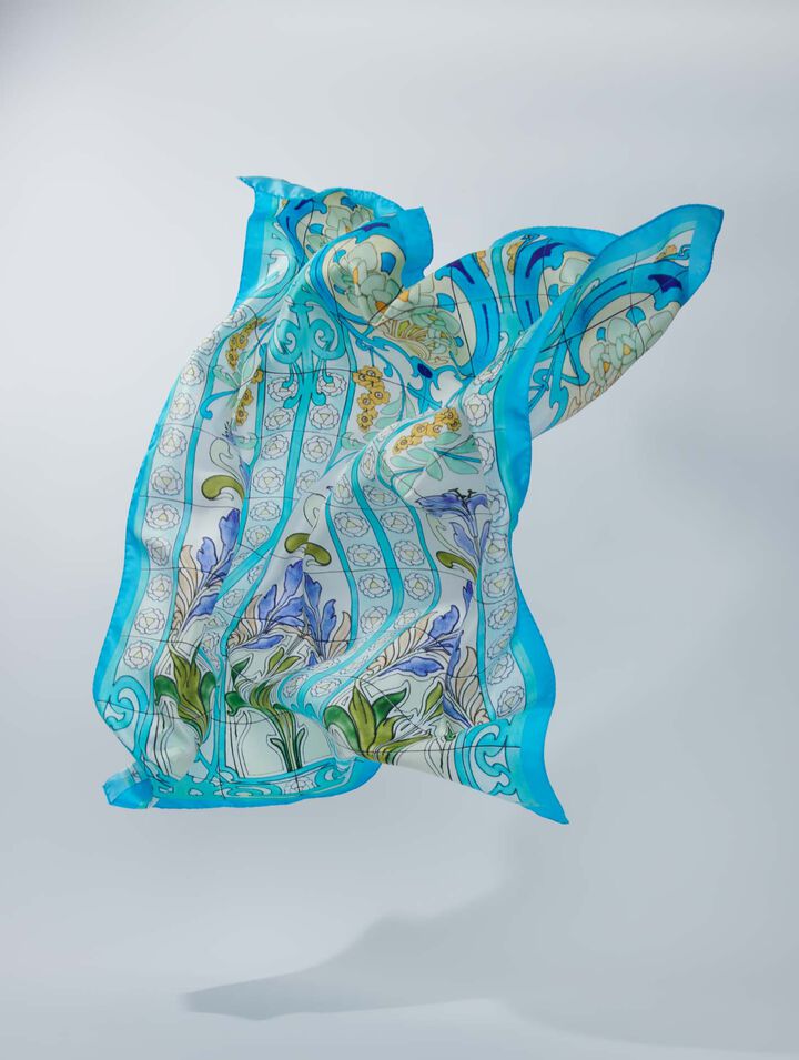 Foulard in seta stampa Mosaico