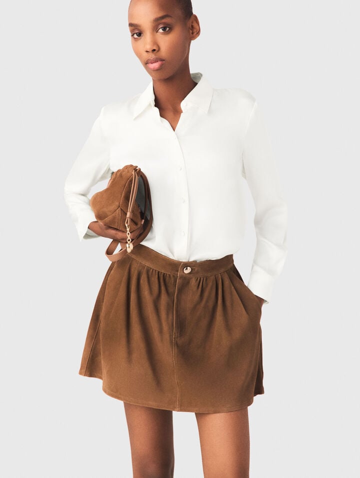 Camicia bianca in seta