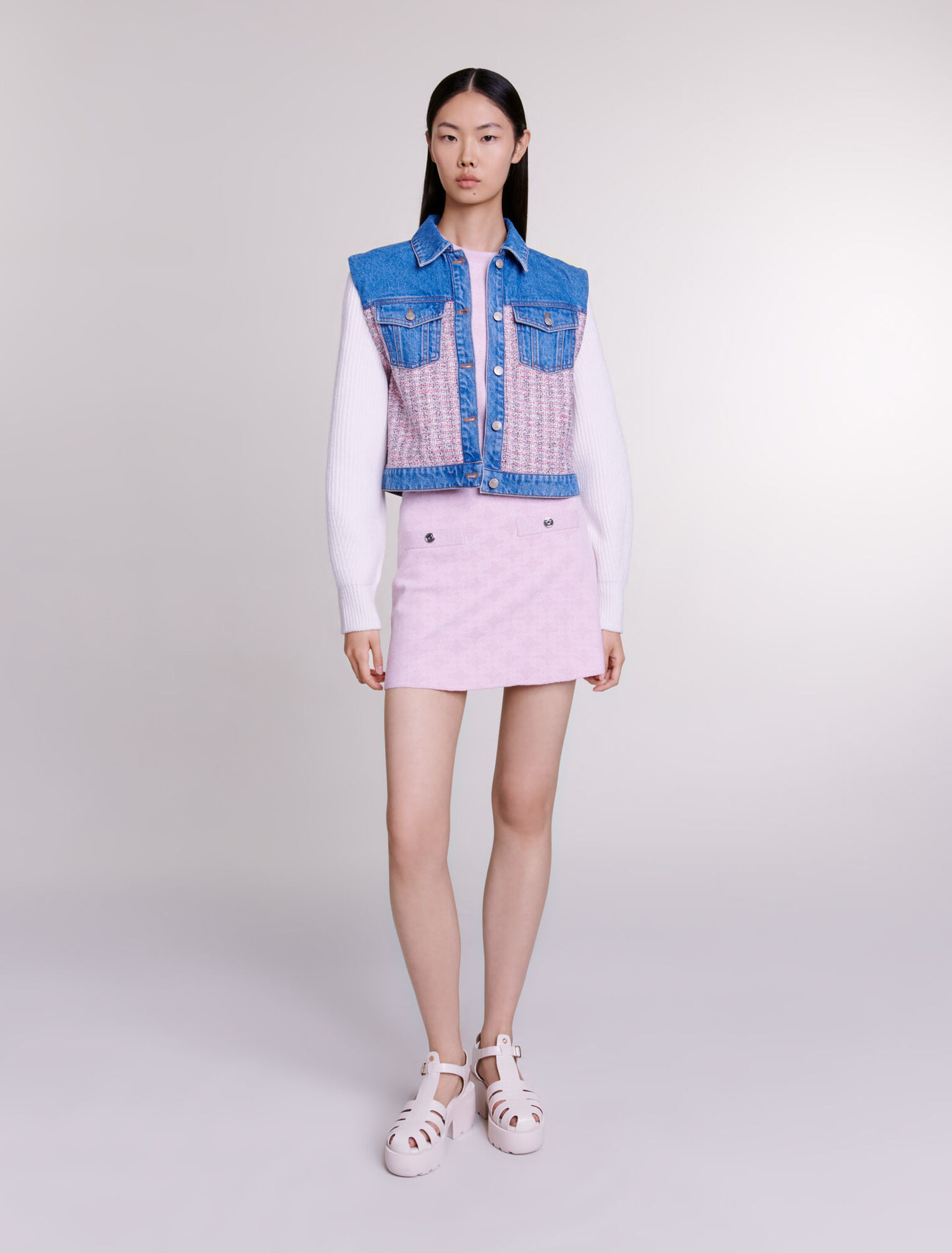 Gonna in maglia jacquard