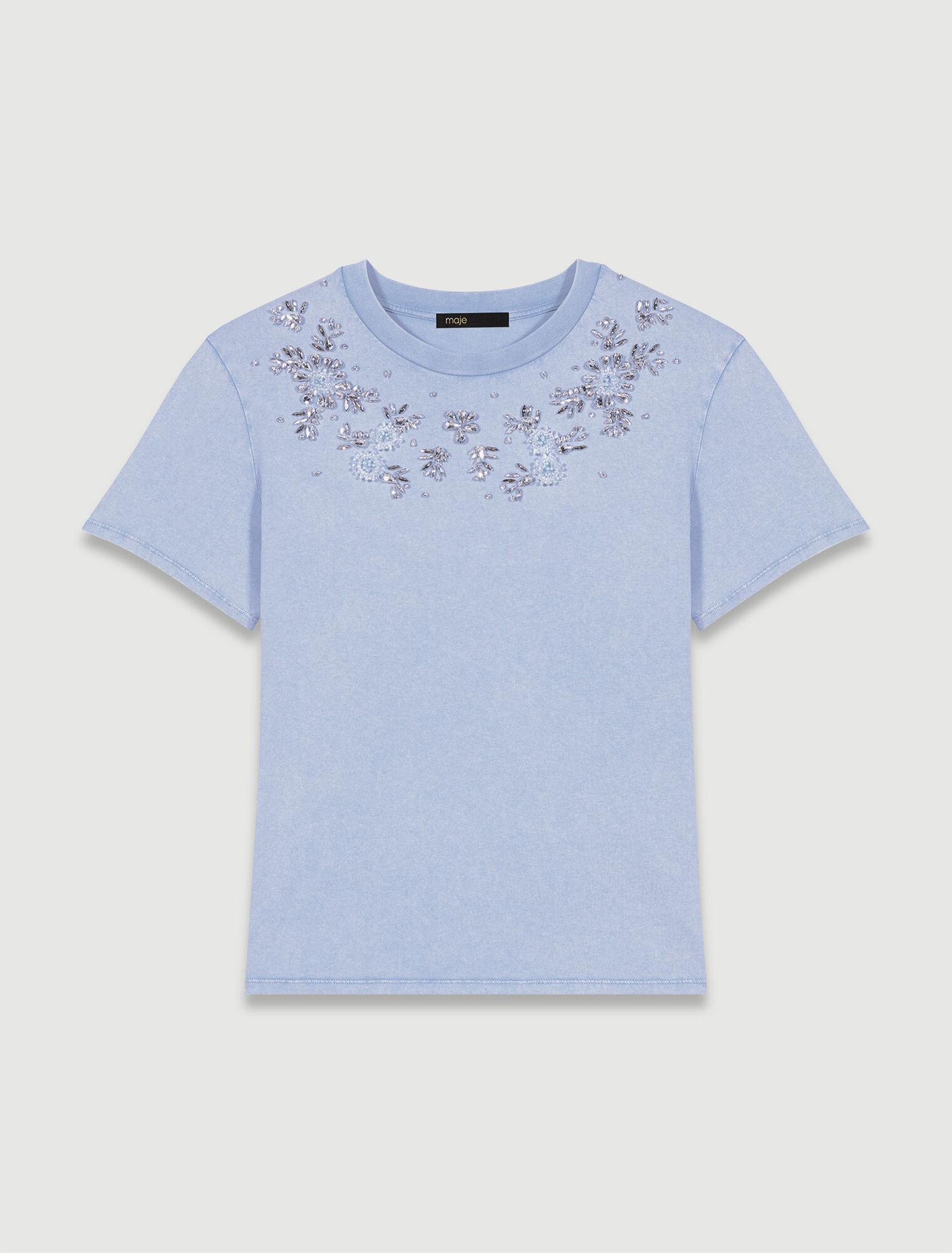 T-shirt arricchita da strass