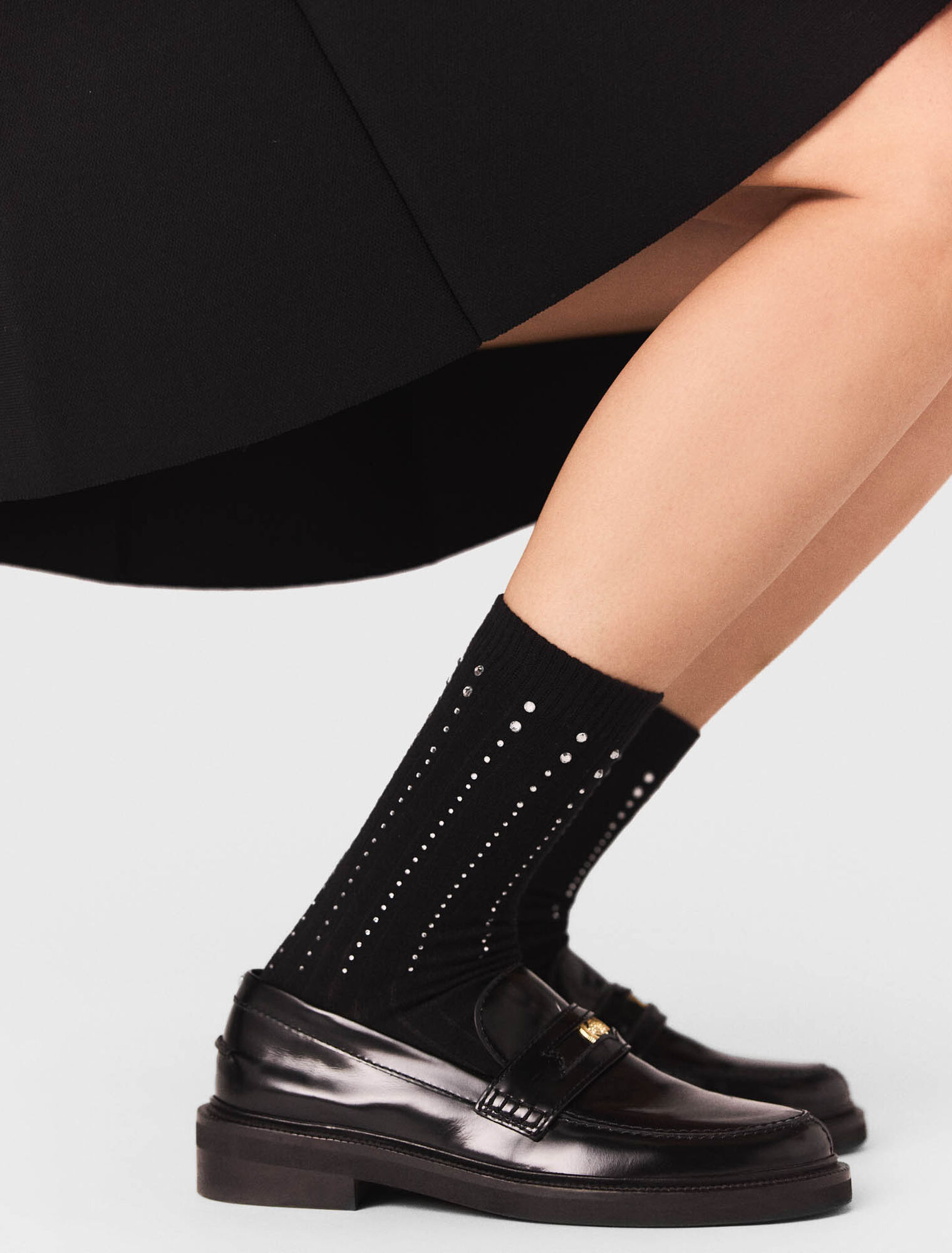 Calzini in cotone con strass