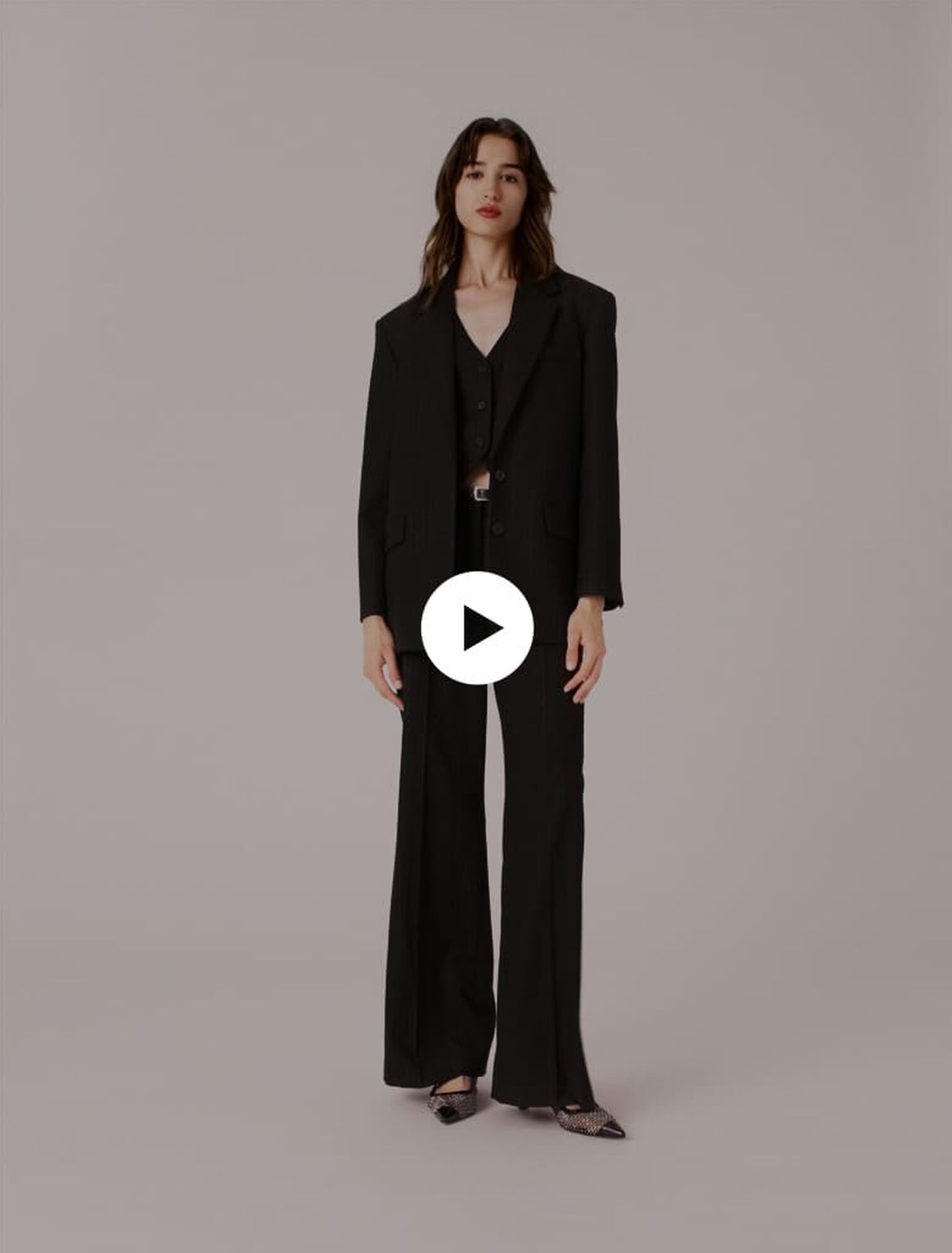 Giacca da tailleur con strass