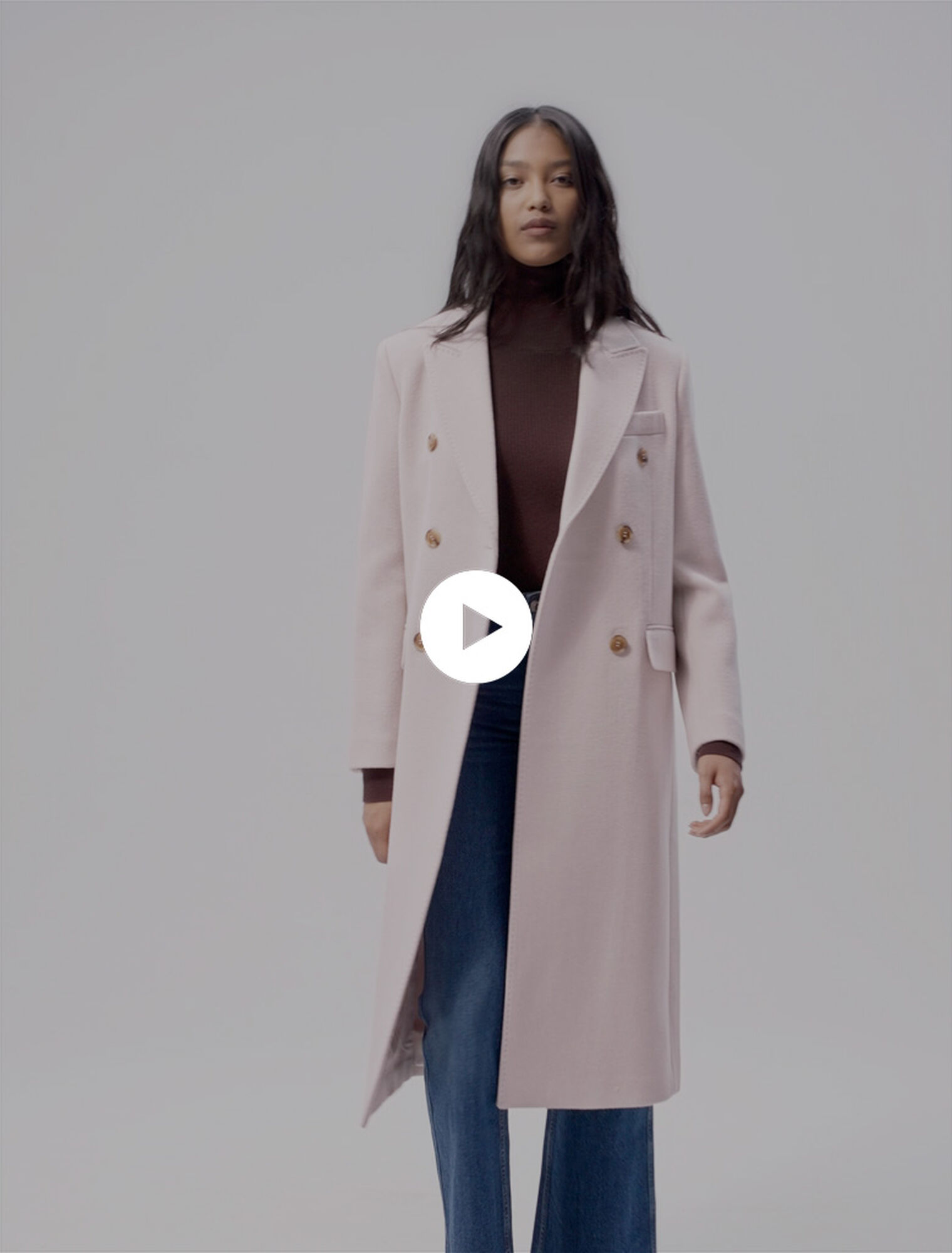 Cappotto lungo con fodera