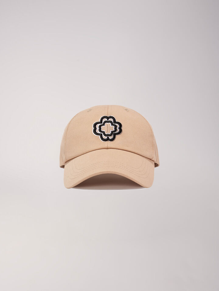 Cappellino in cotone con logo Clover