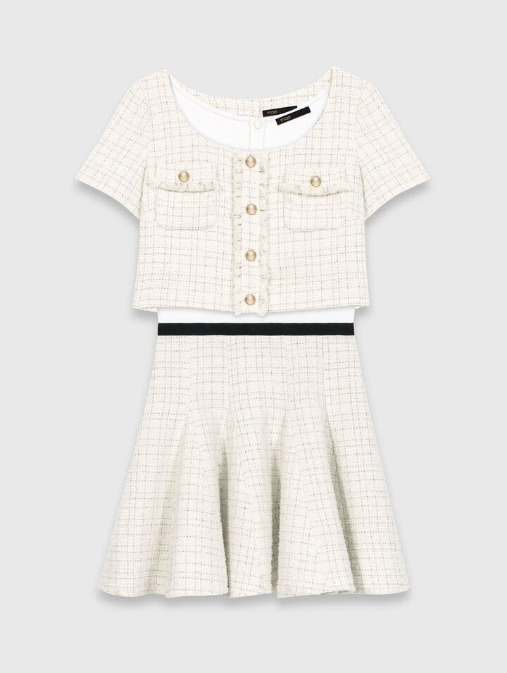 Abito 2 in 1 in tweed