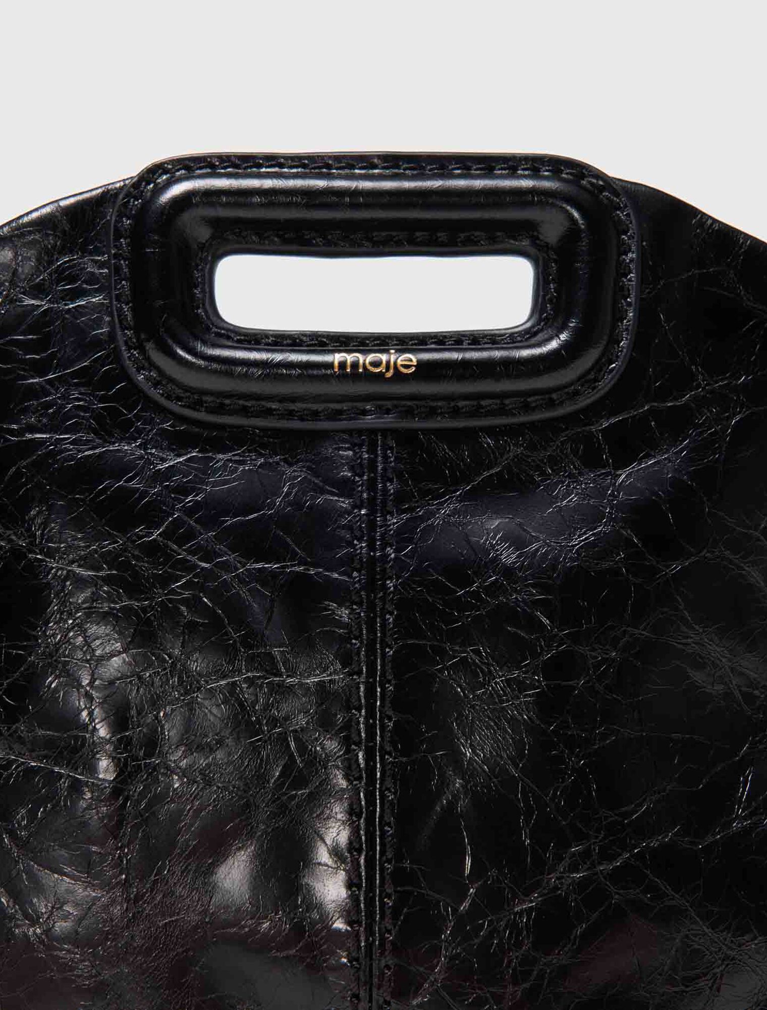 Mini-bag Miss M in pelle craquelé