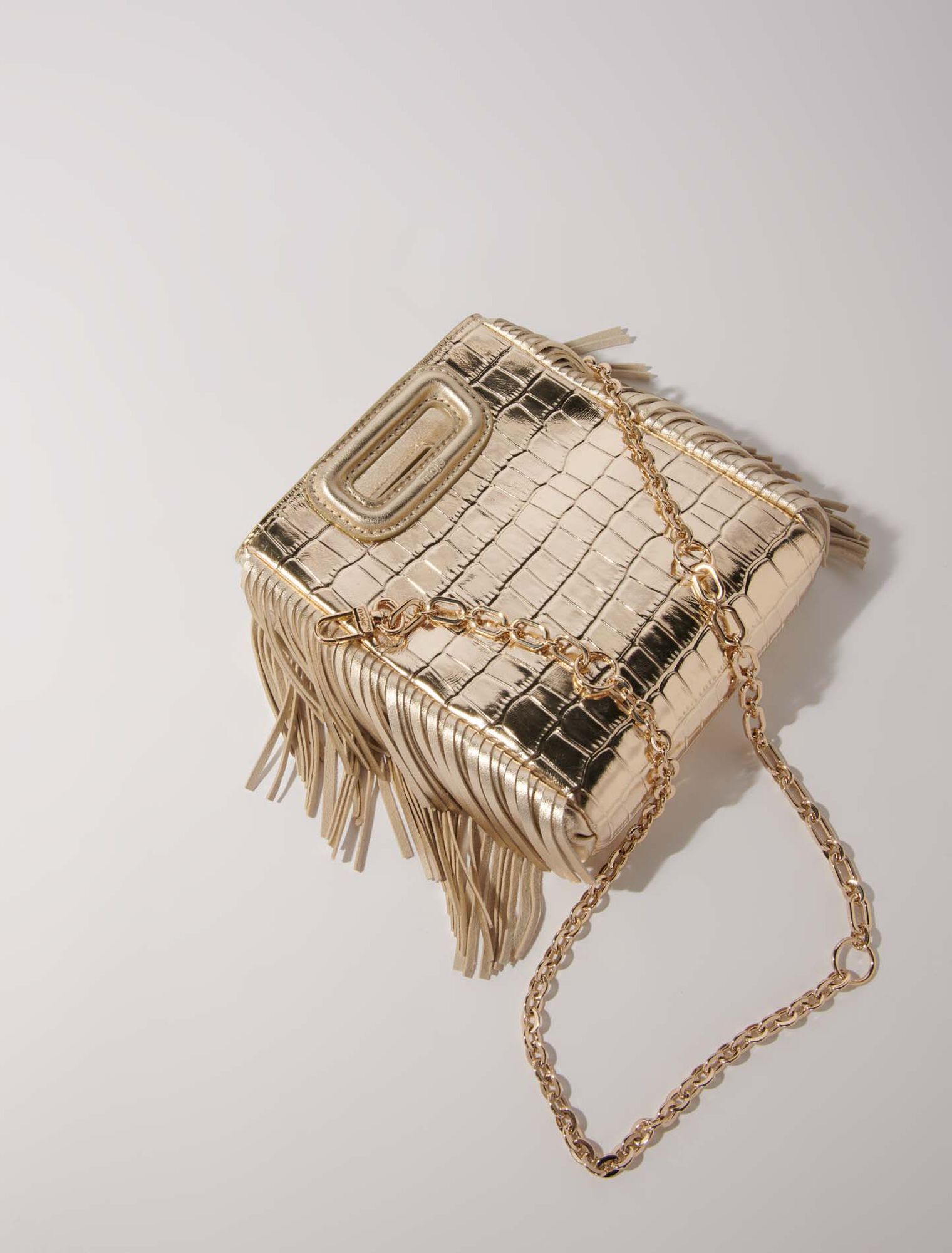 Borsa M Mini in pelle di coccodrillo