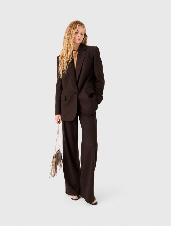 Giacca da tailleur con strass
