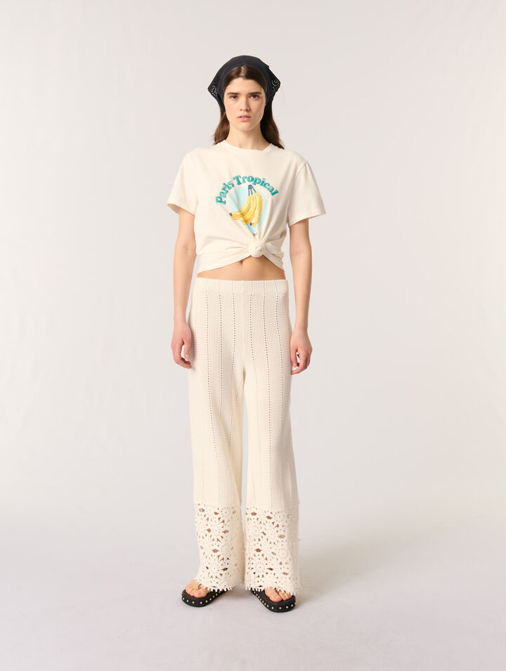 Pantaloni in crochet