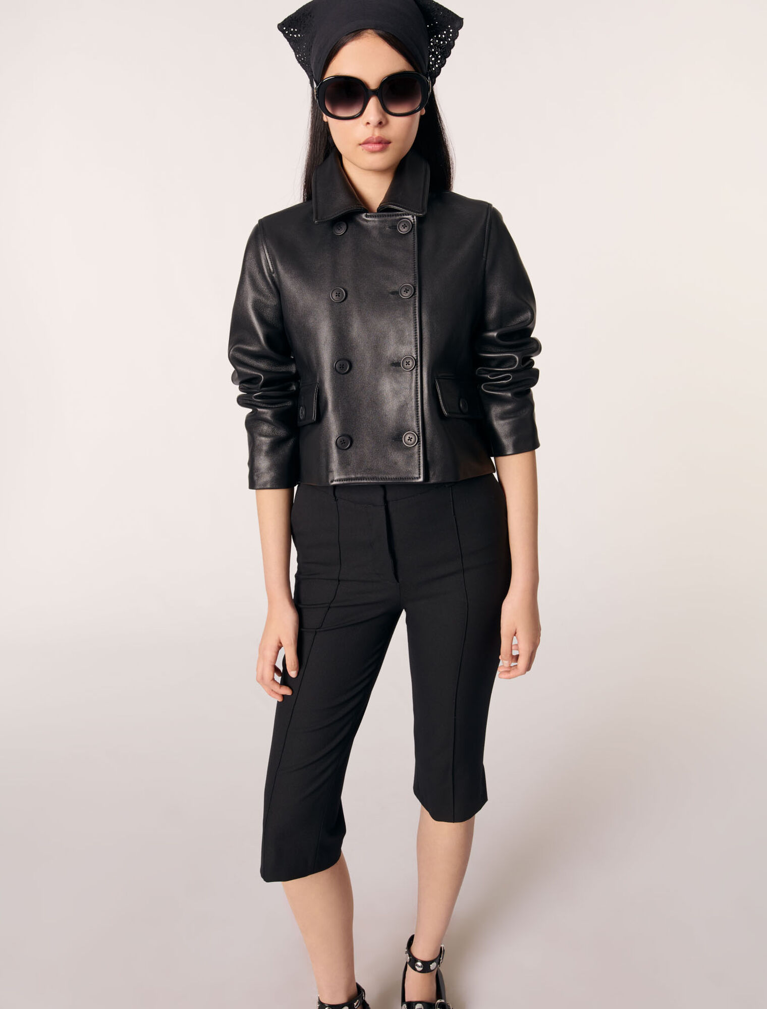 Pantaloni tailleur alla pescatora