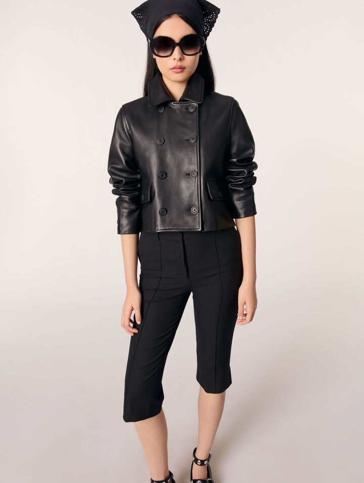 Pantaloni tailleur alla pescatora