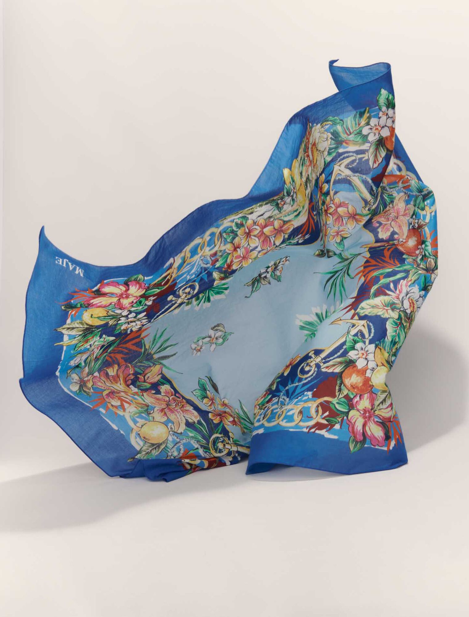 Foulard 90x90cm in cotone stampato