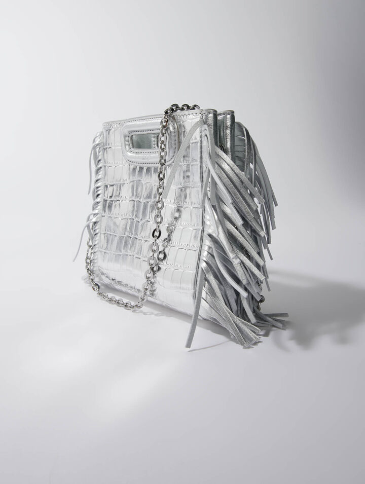 Borsa M Mini in pelle di coccodrillo